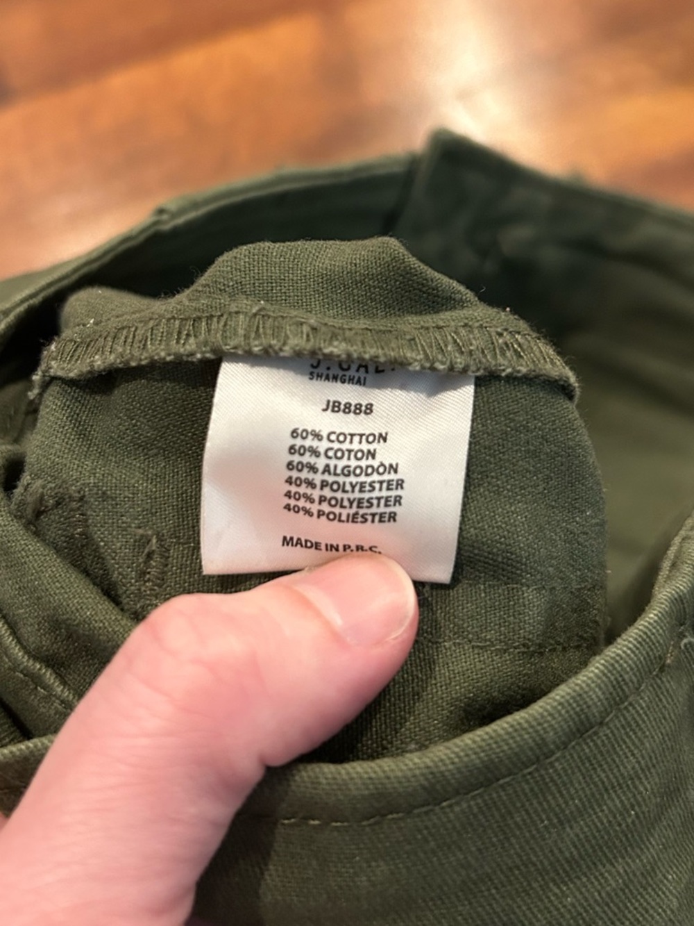 John Galt Pants Olive Kim Army Cargo Utility OS ~ Women’s 4 High Rise - Picture 10 of 10